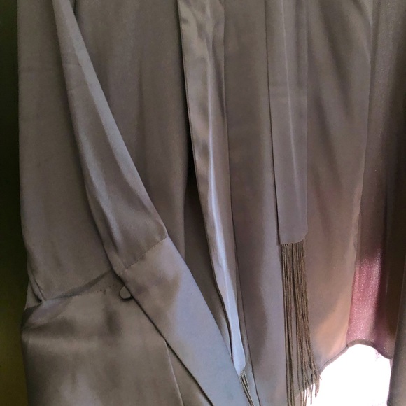 Ann Taylor blouse with tie - Picture 2 of 6